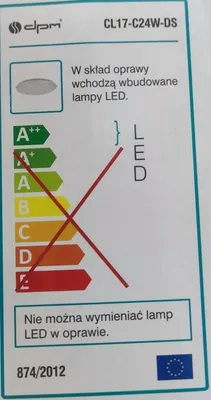 Obrázek produktu pro DPM Přisazené LED svítidlo, IP20, 24W, 1680lm, 4000K, bílé