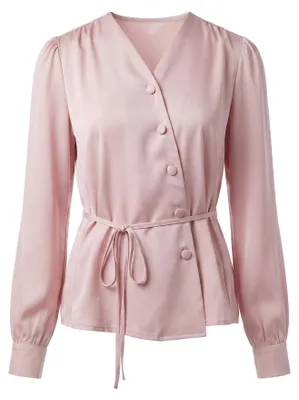 Image de Chemise pour femme DEDICA - rose, taille S