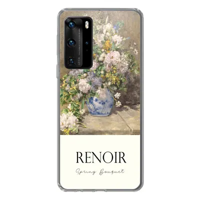 Produktbild von MuchoWow® Handyhülle Schutzhülle Hülle für Huawei P40 Pro Kunst - Blumen - Alte Meister Silikon Softcase Handy Hülle - Schutz