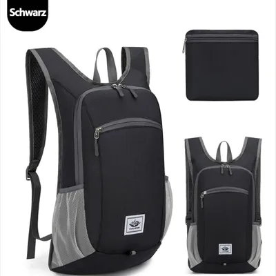 Produktbild von OKWISH Umhängetasche Brusttasche Herren, Schultertasche, Sling Bag Herren, für Outdoor Camping Reisen Wandern Radfahren Multipurpose Tagepacks Schwarz