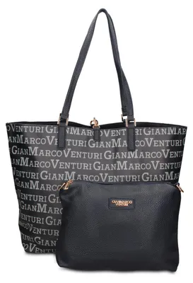 Produktbild von Elegante, veganes Einkaufstaschenmodell von Gianmarco Venturi, vielseitige Handtasche für Damen