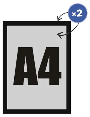 Obrázok produktu pre Magnetické podložky A4 (čierne)
