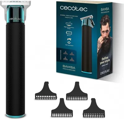 Obrázok produktu pre Cecotec 03379, Čierna, 1 mm, 4 mm, Tvár, Hlava, Brada, Batérie, 90 min