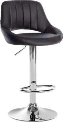 Image de Tabouret de bar en similicuir - Tabouret pivotant - Design ergonomique pour le confort et la stabilité