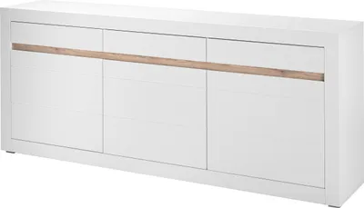 Produktbild von LIVOJO M15 Wohnzimmer Sideboard 217 x 90 x 42 cm Weiß Matt