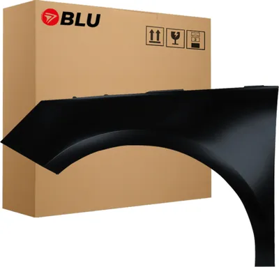 Produktbild von BLU Kotflügel Passend für Audi A1 8X LY9T Links Schwarz MythosSchwarz | 2010-2018 | Vorderseite Vorne | Lackiert | Einbaufertig