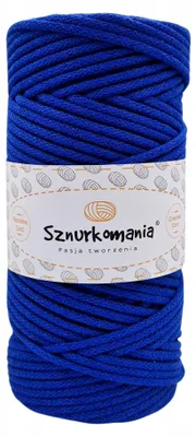 Produktbild von Sznurkomania Baumwollkordel 3mm 100m für Makramee Blau