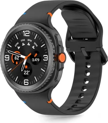 Image de Tech-Protect Bracelet silicone pour Samsung Galaxy Watch 40 / 44 / 46 Mm - Noir
