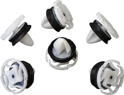 Image de 20x Clip de fixation de garniture de porte avec joint pour Renault Peugeot Citroën Dacia | 7703077476