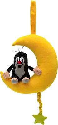 Produktbild von Baby Plüschtier mit Spielzeugmaschine Maulwurf und Mond