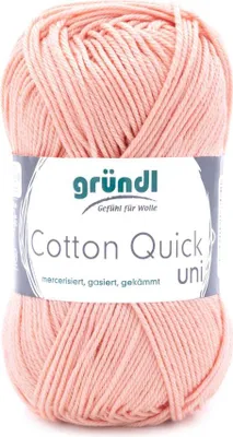 Produktbild von Gründl Wolle Baumwolle Quick 50 g uni apricot