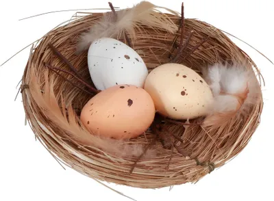 Obrázok produktu pre Prírodný veľkonočný košík 12 cm hnedý – univerzálna veľkosť