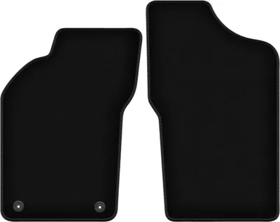 Zdjęcie produktu dla Wielganizator dywaniki welurowe przednie do Alfa Romeo 155 sedan (1995-1999) - czarne dywaniki samochodowe BASIC komplet (2 szt.)