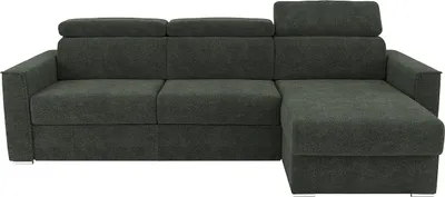 Zdjęcie produktu dla Narożnik z materacem - Narożnik do przewijania - Tkanina szenilowa - Zielony - Powierzchnia rozkładania 160 cm - Materac 14 cm - VIZIR