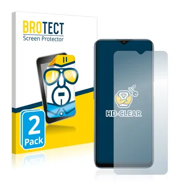 Produktbild von 2x Für Oppo A16 / A17 Schutzfolie BROTECT Displayschutz Display Schutz Folie Klar Transparent