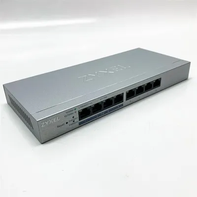 Produktbild von Zyxel GS1200-8HP v2, Managed, Gigabit Ethernet (10/100/1000), Vollduplex, Power over Ethernet (PoE)
