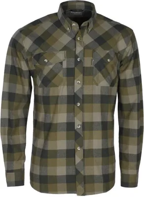 Produktbild von Pinewood 9525 Lumbo Hemd Olive / Wildlederbraun (189) 3XL