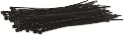 Zdjęcie produktu dla Opaski kablowe KSS z poliamidu 6.6, czarne, 180x3.6, odporne na promieniowanie UV, 100 szt