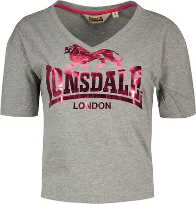 Produktbild von Lonsdale Heddle Cropped Oversized Kurzarm-t-shirt Grau 2XL Frau Grau 2XL