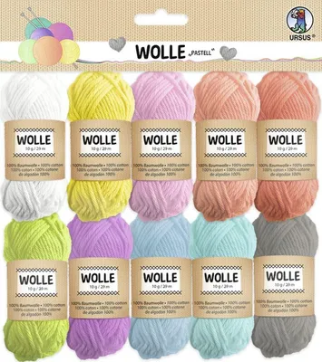 Zdjęcie produktu dla URSUS® 56050099 URSUS® Wolle matt pastellfarben
