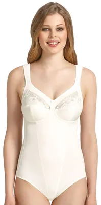 Obrázok produktu pre Anita Safina, Bodysuit, Biela, Bavlna, Elastan, Nylon, Polyester, Dospelý, Crystal, Jednofarebné