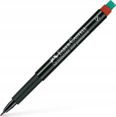 Produktbild von FABER-CASTELL Marker Multimark permanent S rot