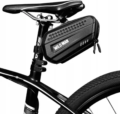 Produktbild von Wild Man | Fahrradtasche 157 - Schwarz - Wasserdicht - Praktisch und sicher für jedes Abenteuer