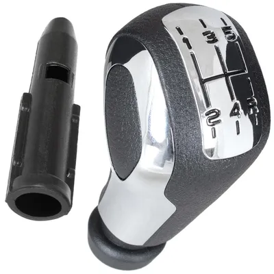 Productafbeelding van Versnellingspookknop 5-versnellingen + adapterhuls voor Peugeot 207, 208, 307, 308, 3008, 407, 408, 508