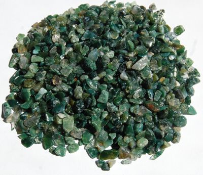 Edelsteine, polierte Trommelsteine, Moosachat XXS, Größe ca. 0,5 cm, 250 g