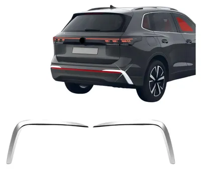 Produktbild von VW Tiguan Heckdiffusor-Abdeckung Chrom 2024+