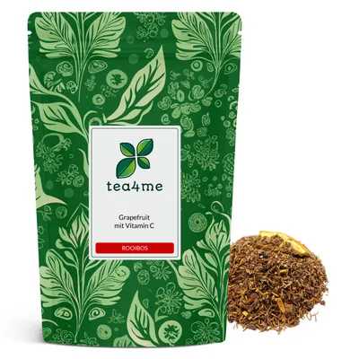 Produktbild von tea4me Rooibos Grapefruit mit Vitamin C