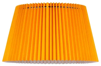 Image de Abat-jour en papier conique orange pour lampe sur pied