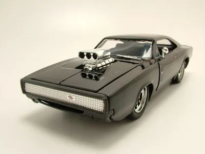 Produktbild von Dodge Charger R/T 1970 schwarz Dom Fast & Furious 7 Modellauto 1:24 Jada Toys