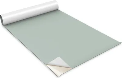Immagine prodotto di Pellicola autoadesiva per mobili - pellicola decorativa - mobili da tavolo - tagliabile su misura - colore verde chiaro - 100 x 50 cm