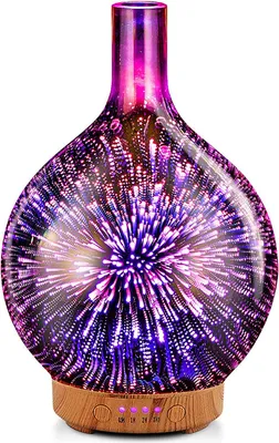 Produktbild von Ultraschall-Luftbefeuchter Mit Diffusor-Aromatherapie Und Ionisator-Nachtlicht