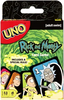 Produktbild von Rick and Morty UNO Kartenspiel / Karten / Cards