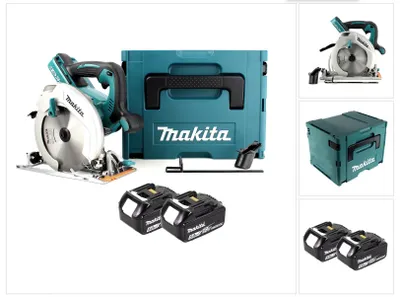 Produktbild von Makita DHS 710 TJ 36V Akku Li-Ion Handkreissäge 190 mm + 2x Akku 5,0Ah + Makpac - ohne Ladegerät