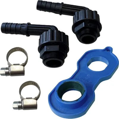 Zdjęcie produktu dla Zapfadapter-Set für Wasserhähne, M22 x ¾" und M24 x ¾" und Perlstrahlregler-Schlüssel