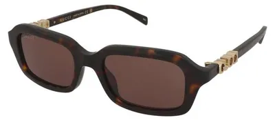Obrázek produktu pro GUCCI GG2152S (002) sluneční brýle z havanského acetátu s hnědými skly
