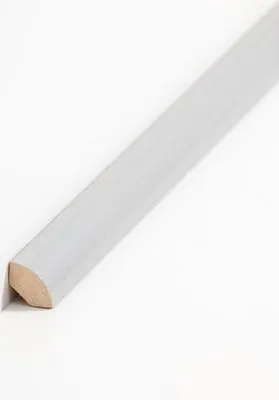 Produktbild von Viertelstableiste Fußleiste 14 x 14 x 2000 mm Grau zum Kleben, Clipsen, Schrauben & Nageln Massivholz Sockelleiste by PROVISTON 10 Meter | 5 Stück