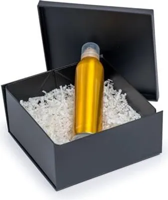 Produktbild von Faltbare Box mit Deckel, schwarz, 200 x 200 x 90 cm Geschenkbox