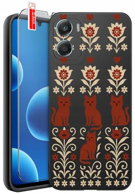 Produktbild von Hülle für Motorola G06 | G06 Power-Designs | Mattes Silikonetui + 9H-Glas