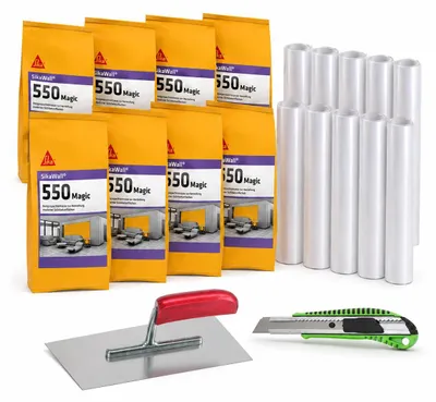 Produktbild von SikaWall-550 Magic DIY Designwand-Set Schalungsfolie für ca. 8m²