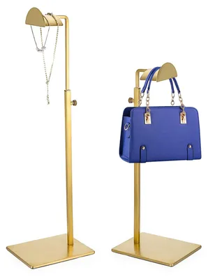 Image de Solidchoice - Support réglable pour sac à main, couleur or, lot de 2