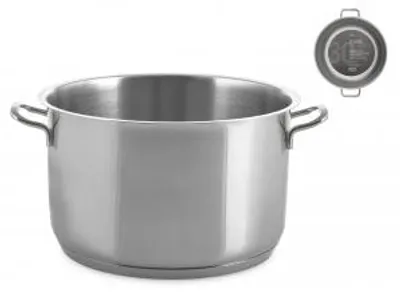 Immagine prodotto di H&H Casseruola Elodie In Acciaio Inox Induzione Cm 30