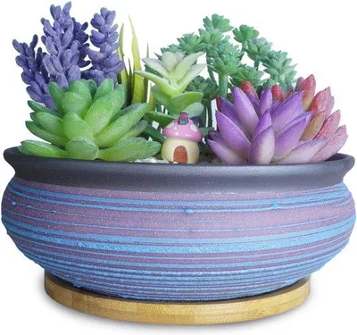 Productafbeelding van Bonsai-pot - Keramisch met drainage - 19,5 cm