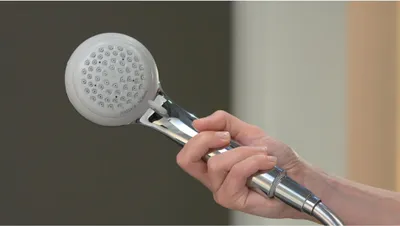 Zdjęcie produktu dla Hansgrohe Crometta 85, Ręczna słuchawka prysznicowa, Chrom, Ściana