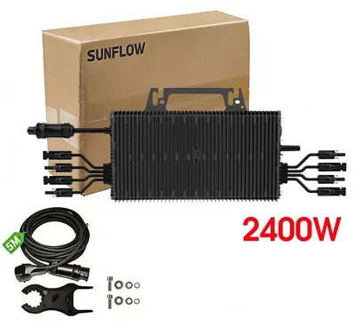 Obrázok produktu pre Solárne mikroinvertory, vysoký výkon, odolná konštrukcia, 2400 W, 230 V, 16-60 V