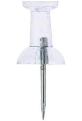 Produktbild von Pinnwandnadel 7,5mm glasklar VE=10x100 Stück