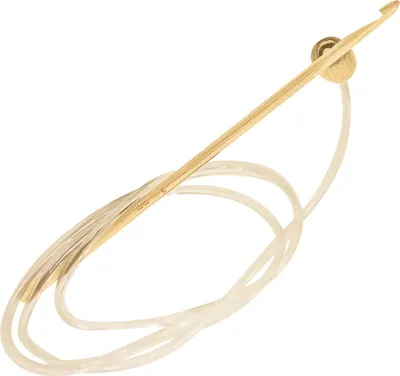 Produktbild von Tunesische Häkelnadel Bambus 3mm, Hakenlänge ca. 15cm, Gesamtlänge ca. 115cm